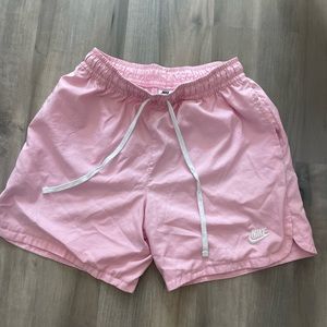 pink nike shorts